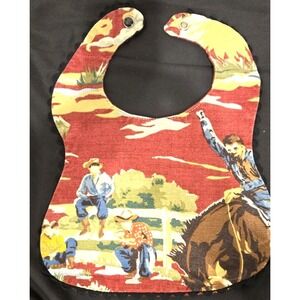 vintage cowboy bib